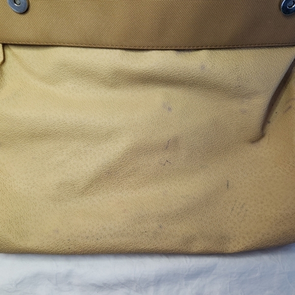 Henry Saxel leather canvas messenger bag - Picture 10 of 13